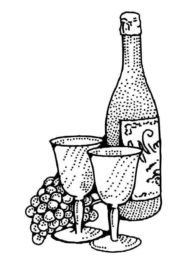 glass bottle coloring page
