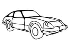 Coloring page car