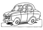 Coloring page car