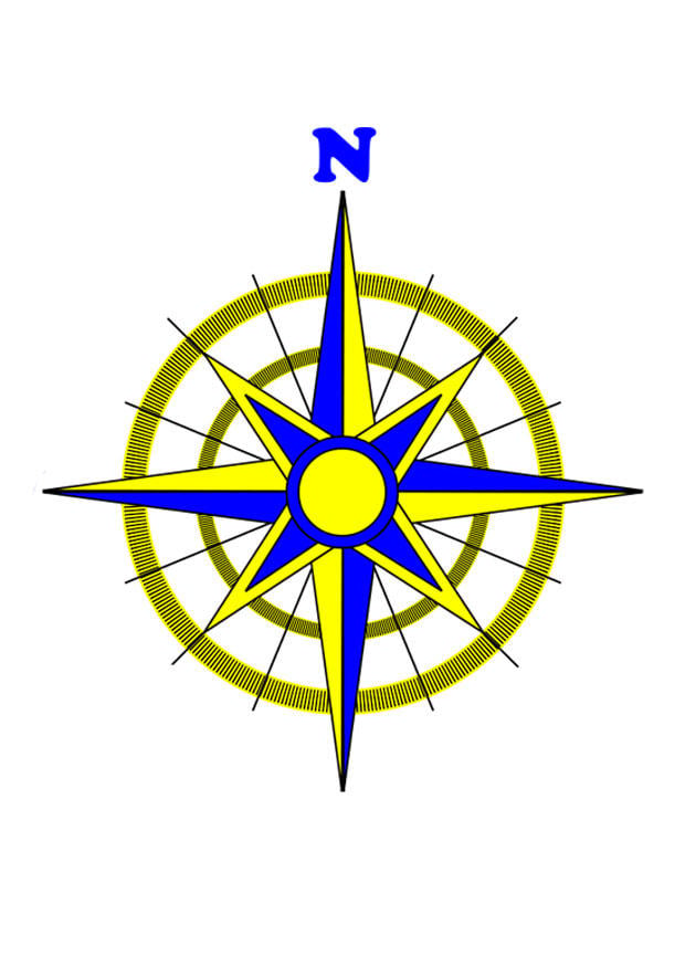 Image compass rose - free printable images - Img 28086.