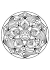 Coloring page Mandala