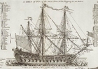 Image triple mast sailing warship