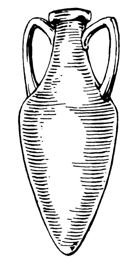 Coloring page amphora