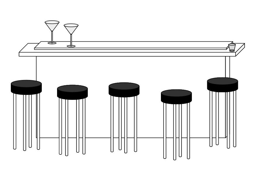 Coloring page bar