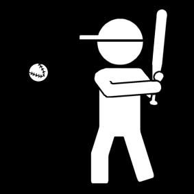 Coloring page baseball