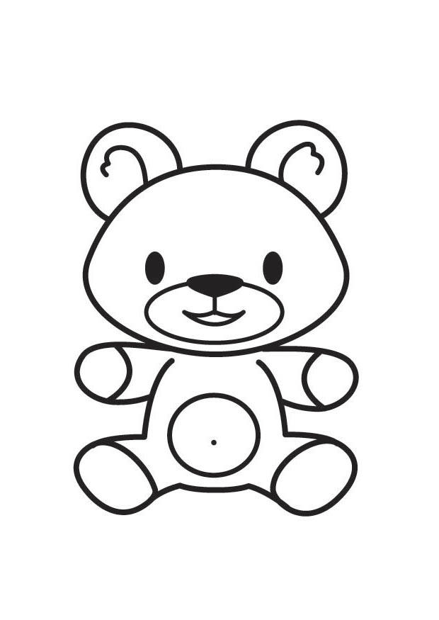 Coloring page bear