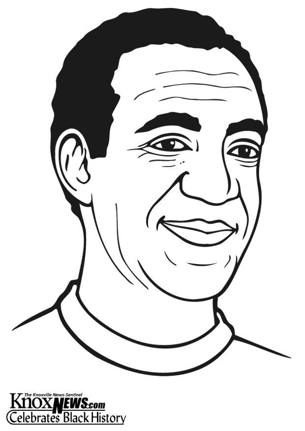 Coloring page bill cosby