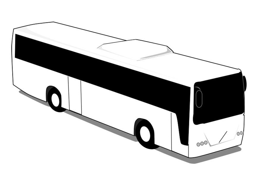 Coloring page bus