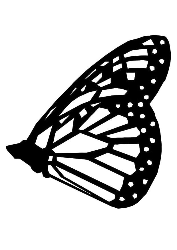 Coloring page butterfly