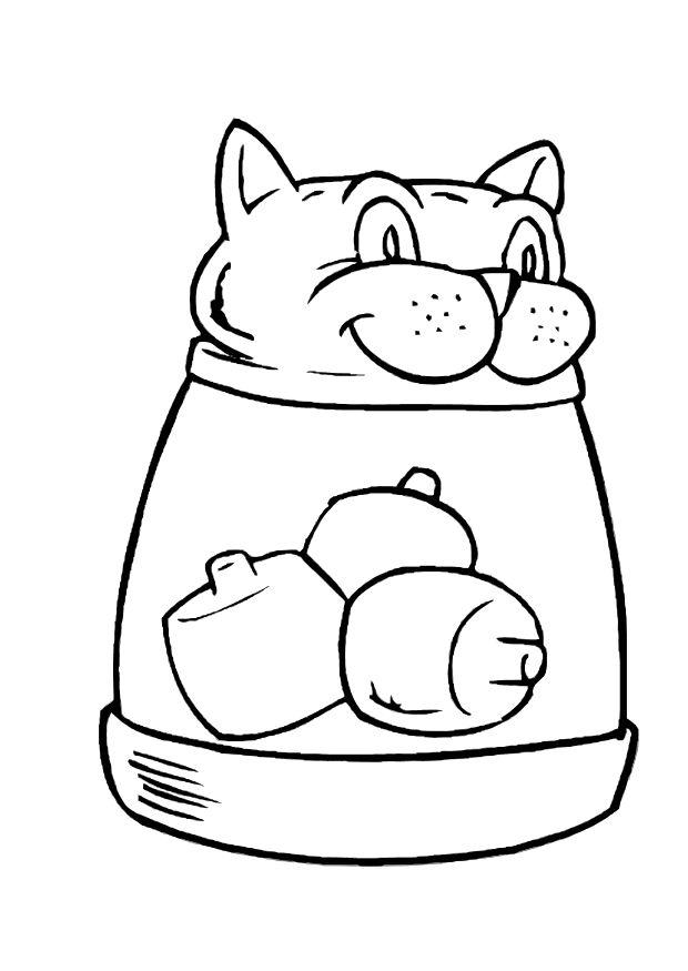 Coloring page cat