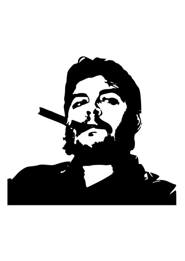 Coloring page che guevara