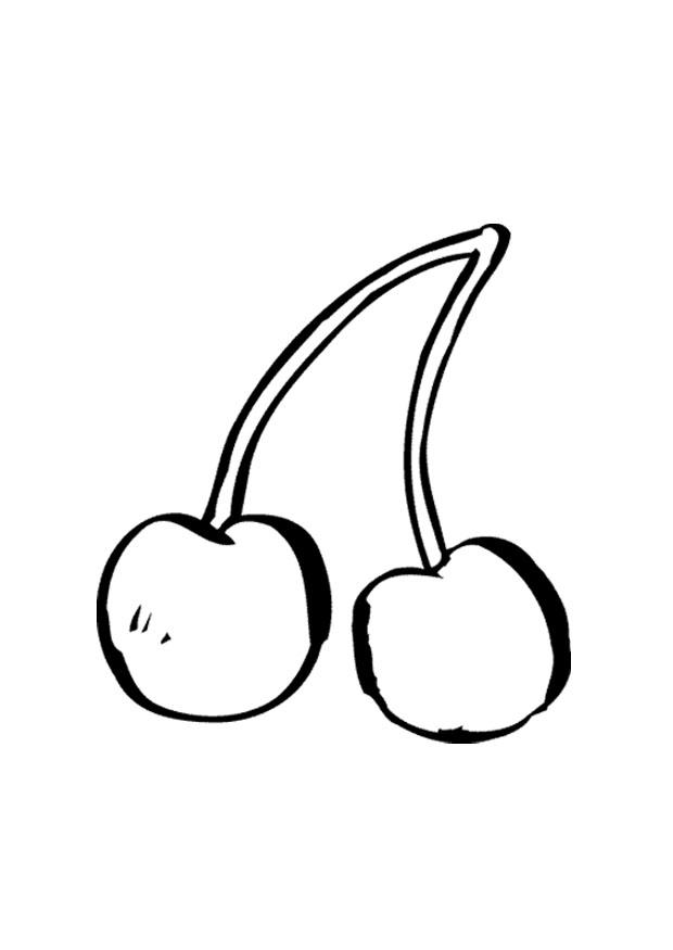 Coloring page cherry