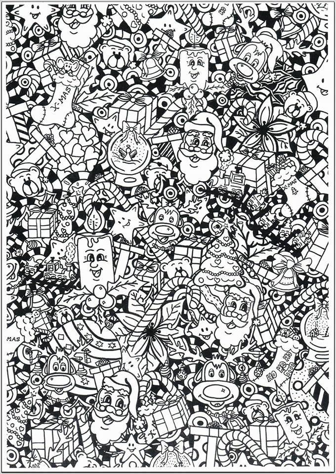 Coloring page christmas