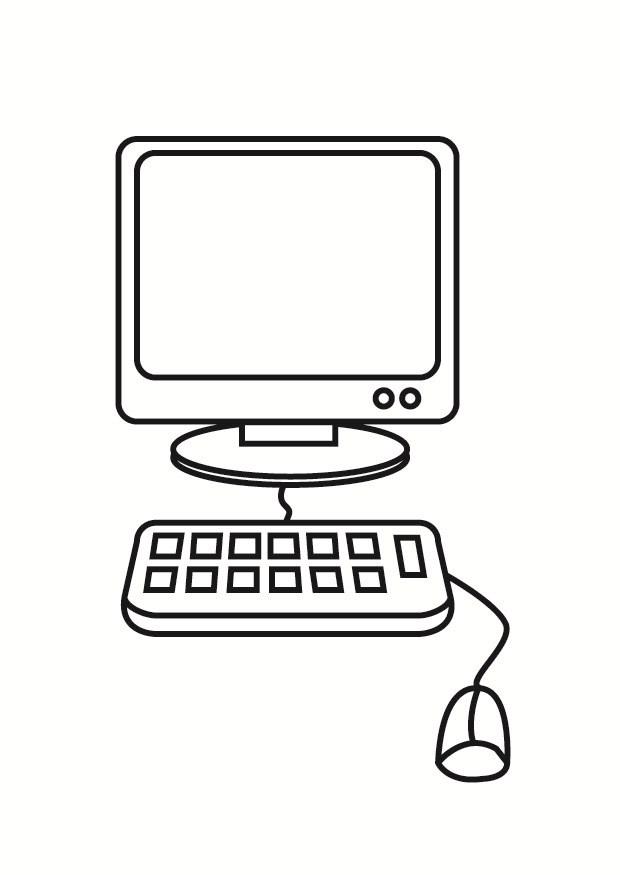 Coloring page computer