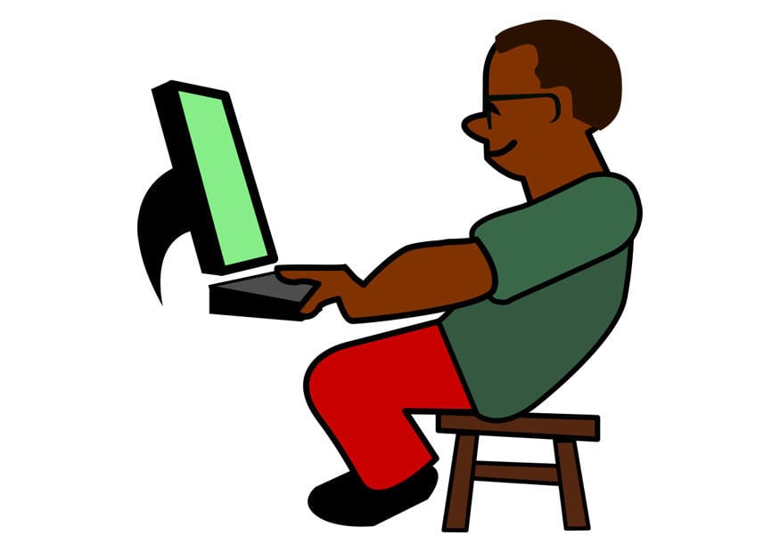 Coloring page computer