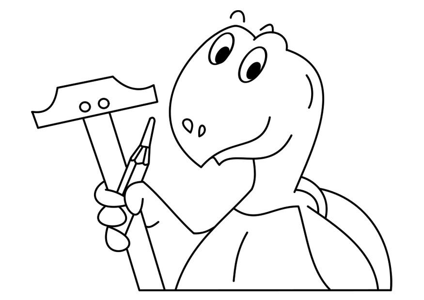 Coloring page crafting