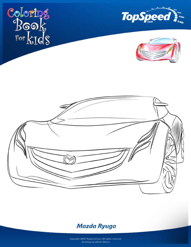 Coloring page detroit auto show-13