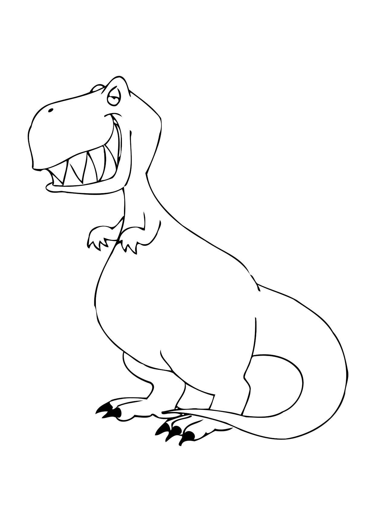 Coloring page dinosaur