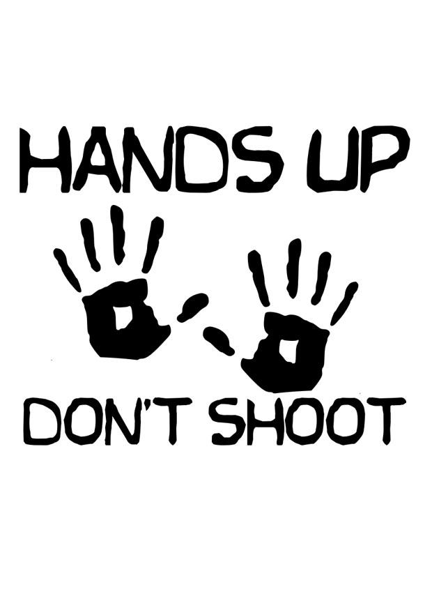 Coloring page dont shoot