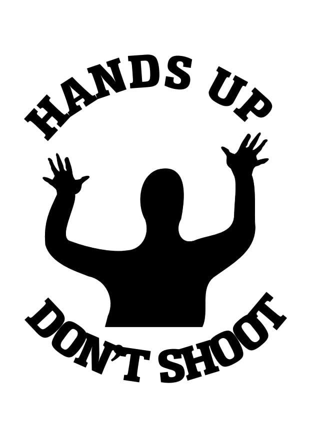 Coloring page dont shoot