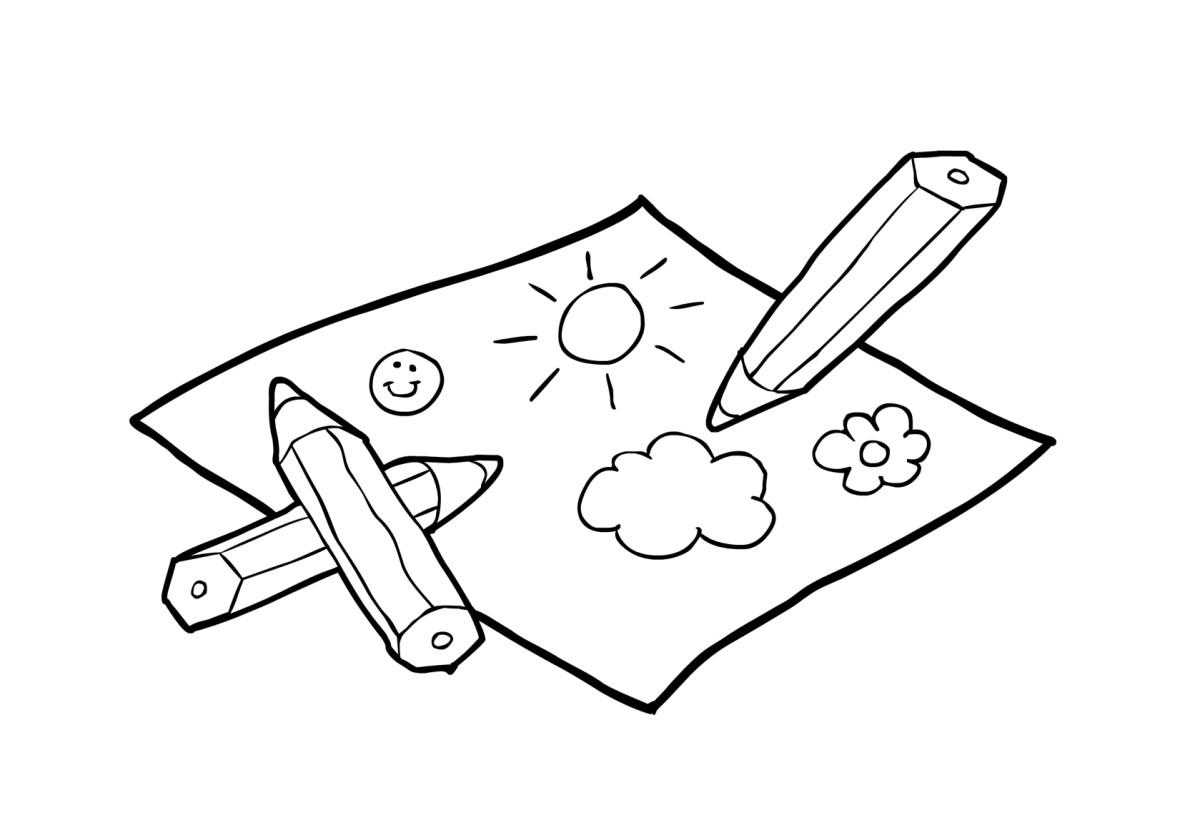 Coloring page draw