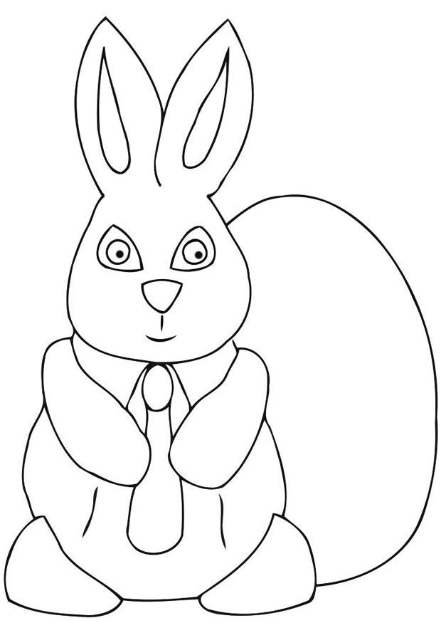 Coloring page easter