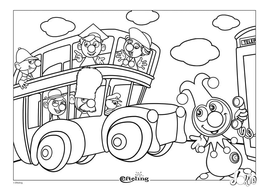 Coloring page efteling - great britain