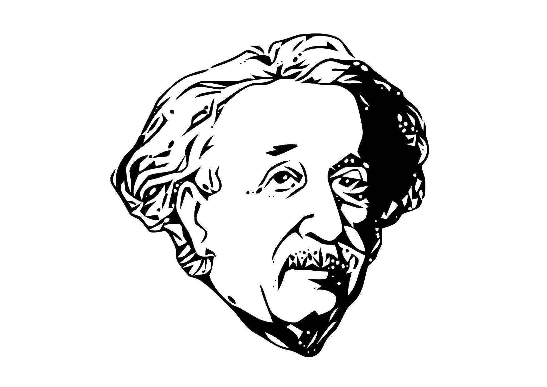 Coloring page einstein