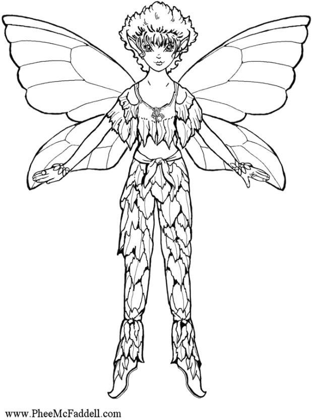 Coloring page elf