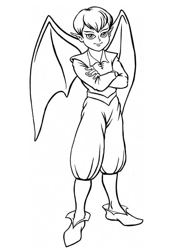 Coloring page elf