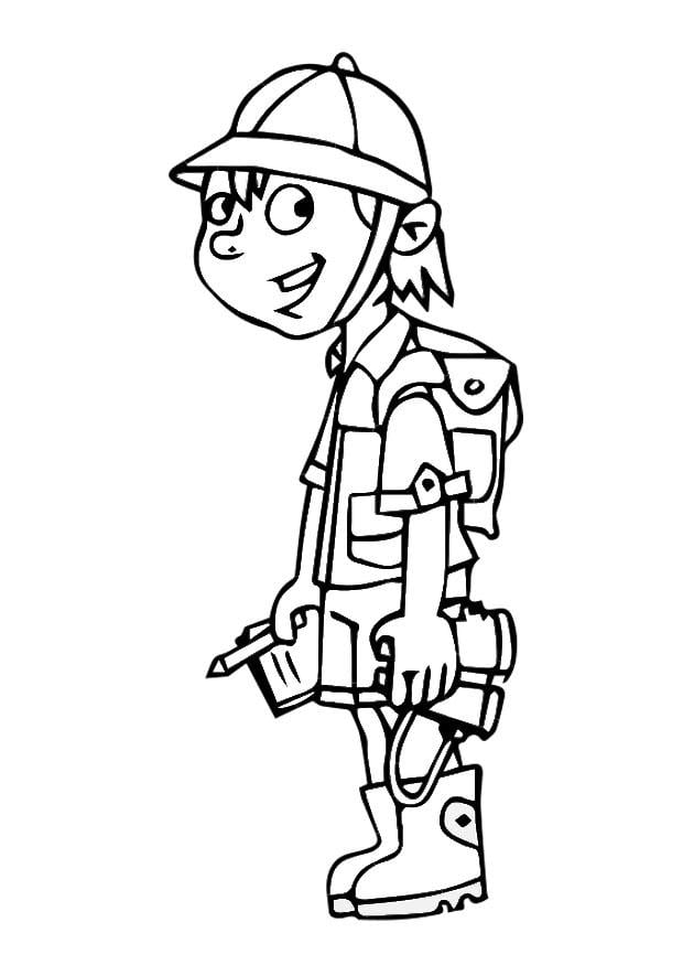 Coloring page explorer