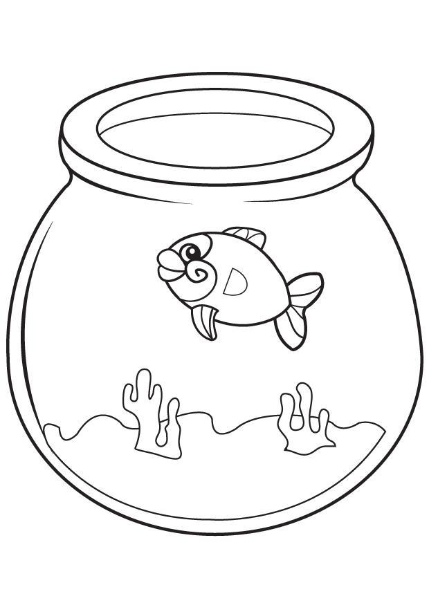 Coloring page fish