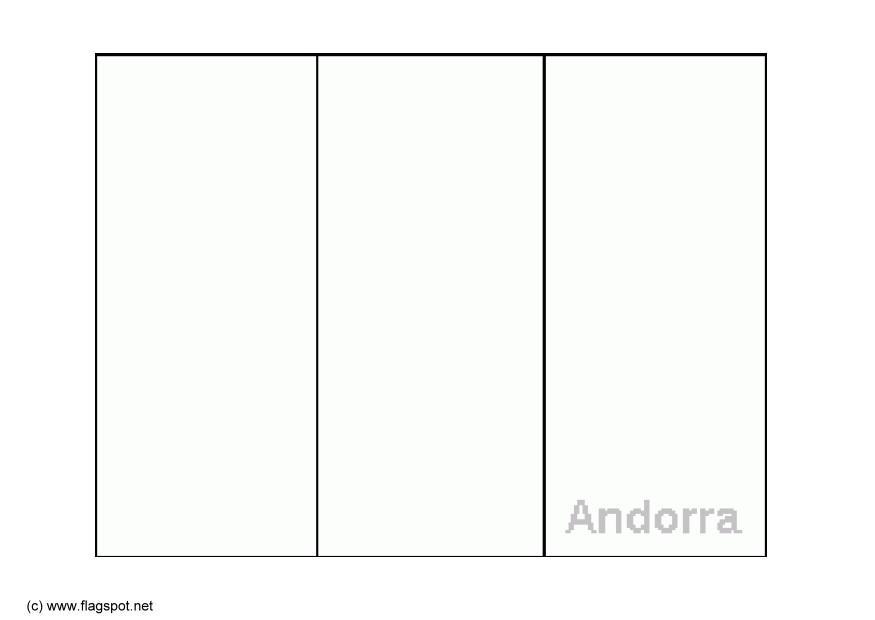 Coloring page flag andorra