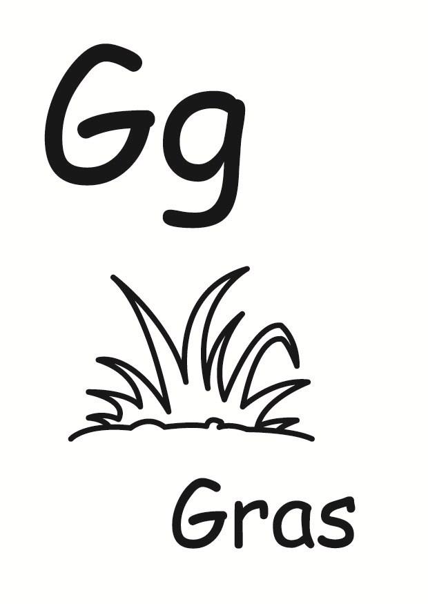 Coloring page g