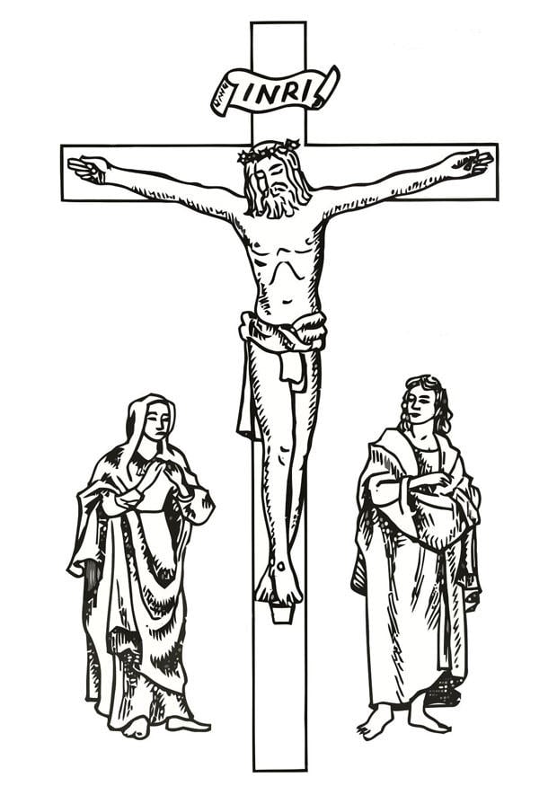 Coloring page good friday