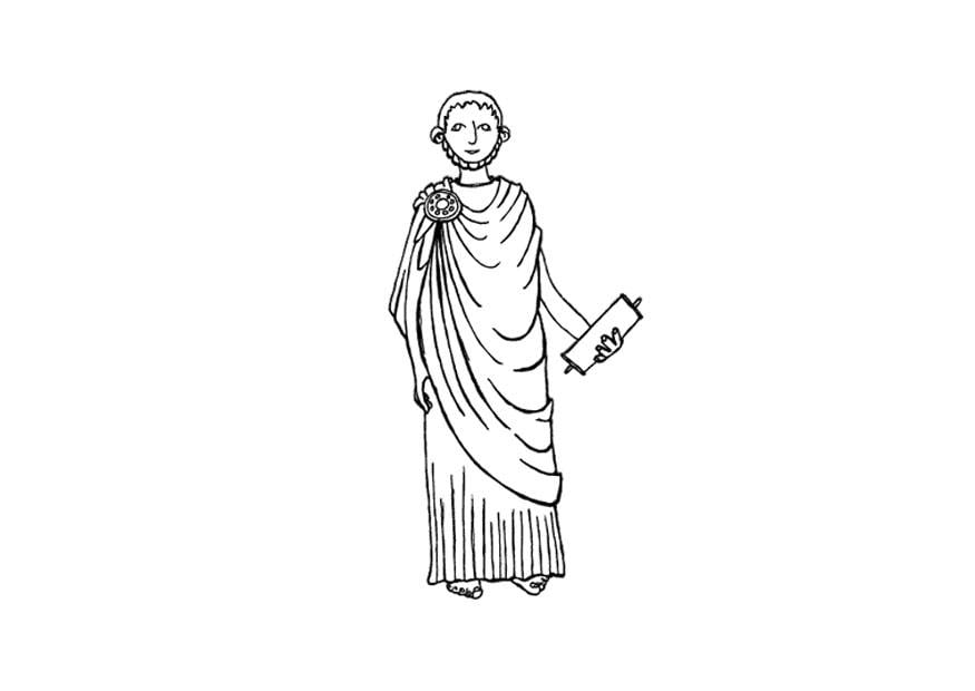 Coloring page greek