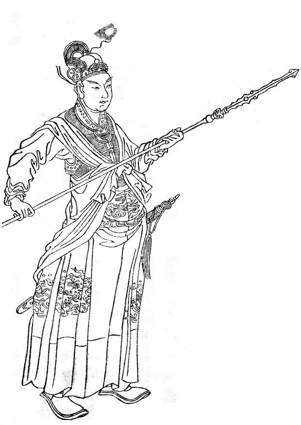 Coloring page han xin