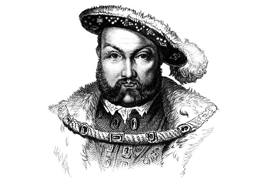 Coloring page henry viii