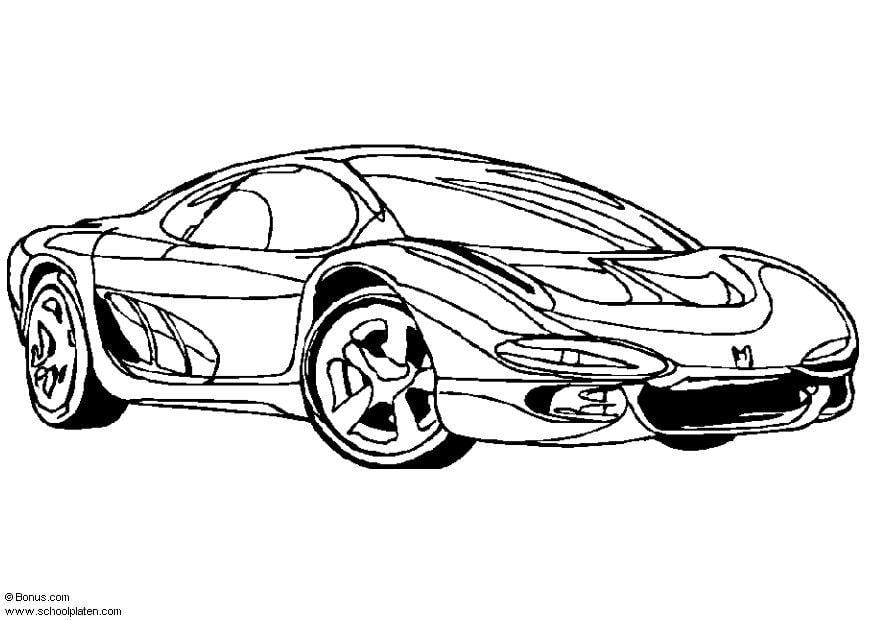 Coloring page isuzu showcar