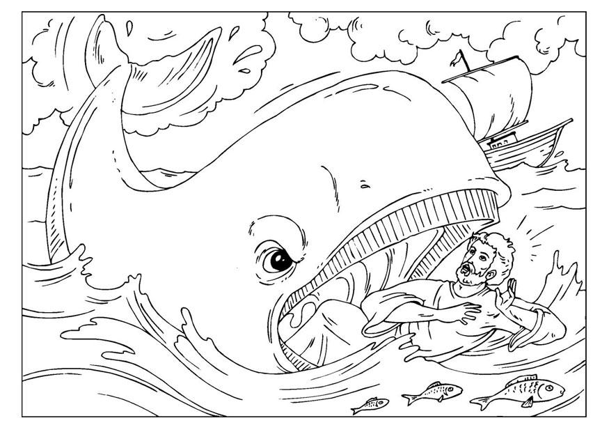 Coloring page jonah