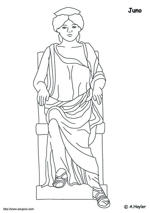 Coloring page juno