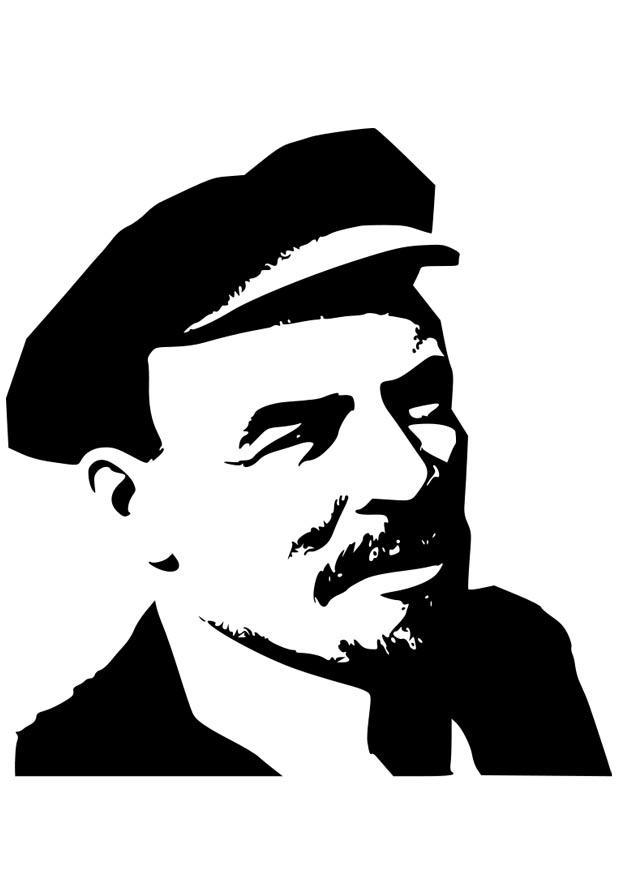 Coloring page lenin