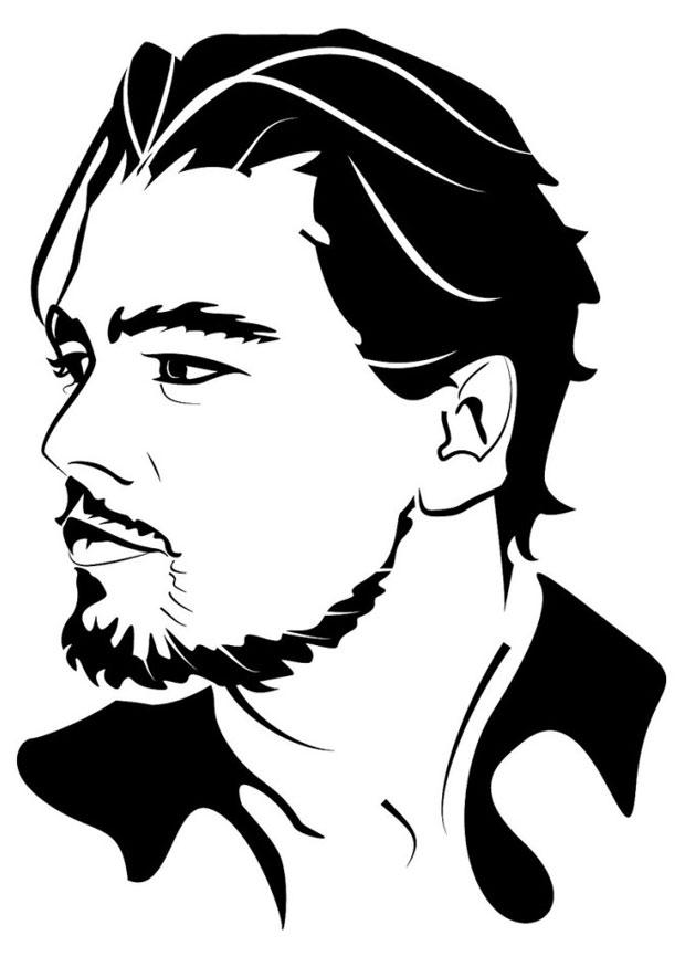 Coloring page leonardo di caprio