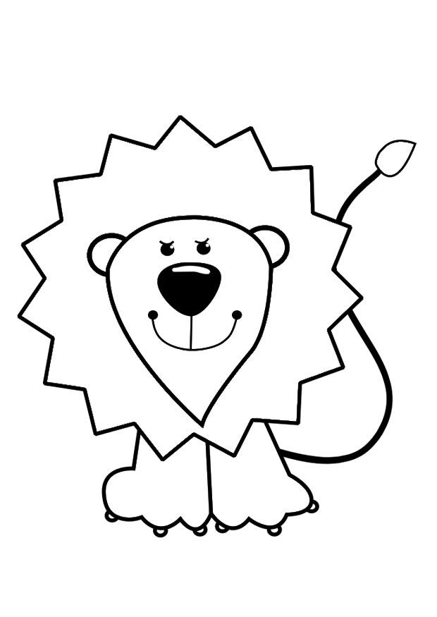 Coloring page lion