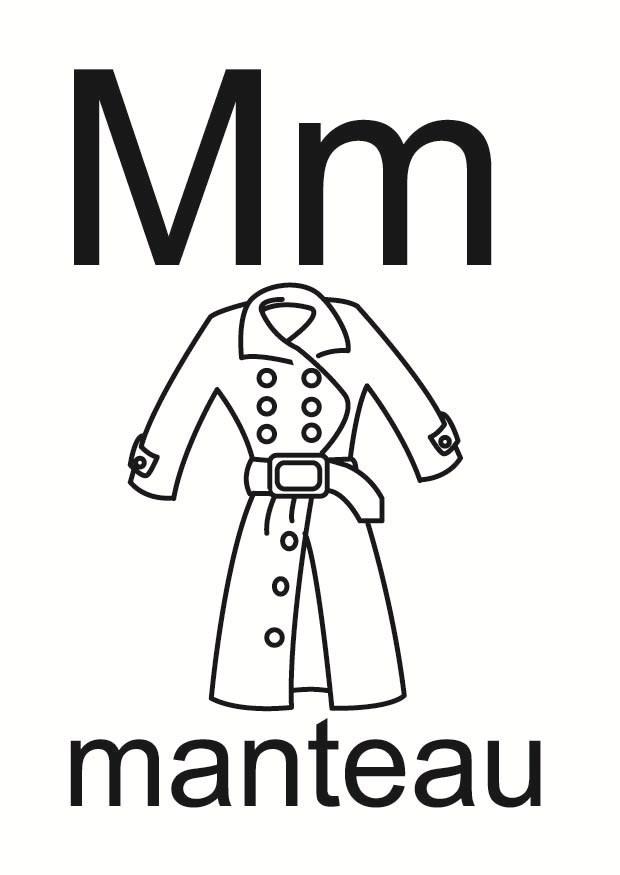 Coloring page m