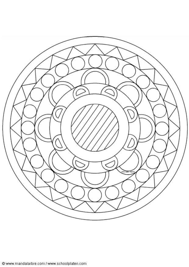 Coloring page mandala-1502y