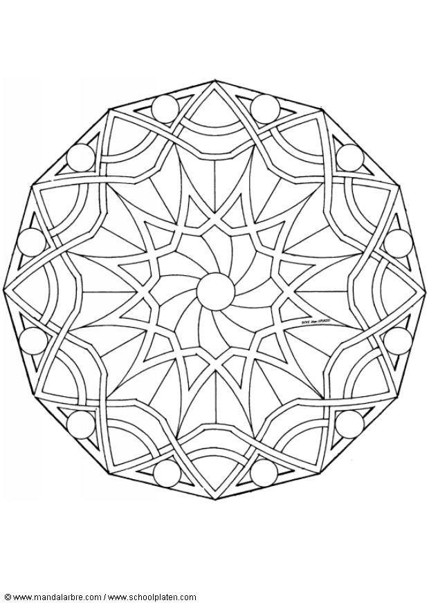 Coloring page mandala-1502z