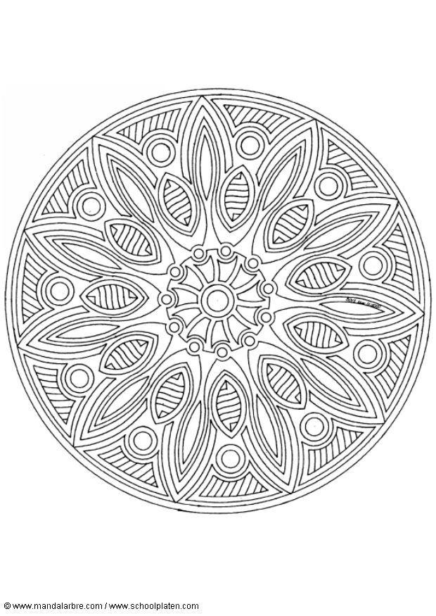 Coloring page mandala-1702s