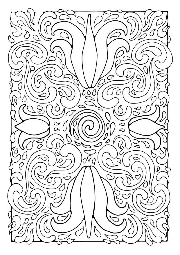 Coloring page mandala a01