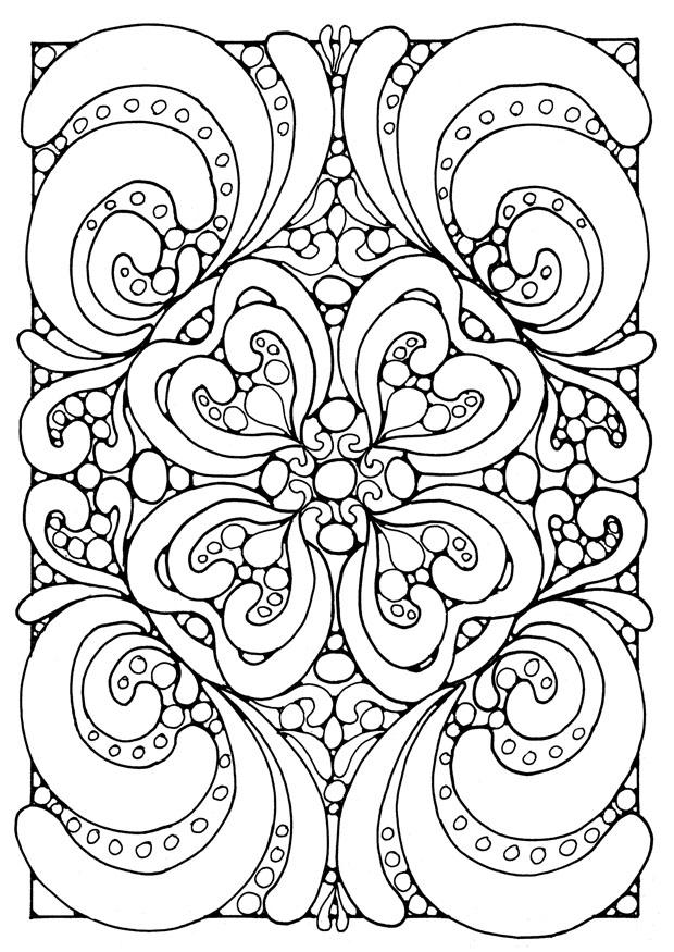 Coloring page mandala a04